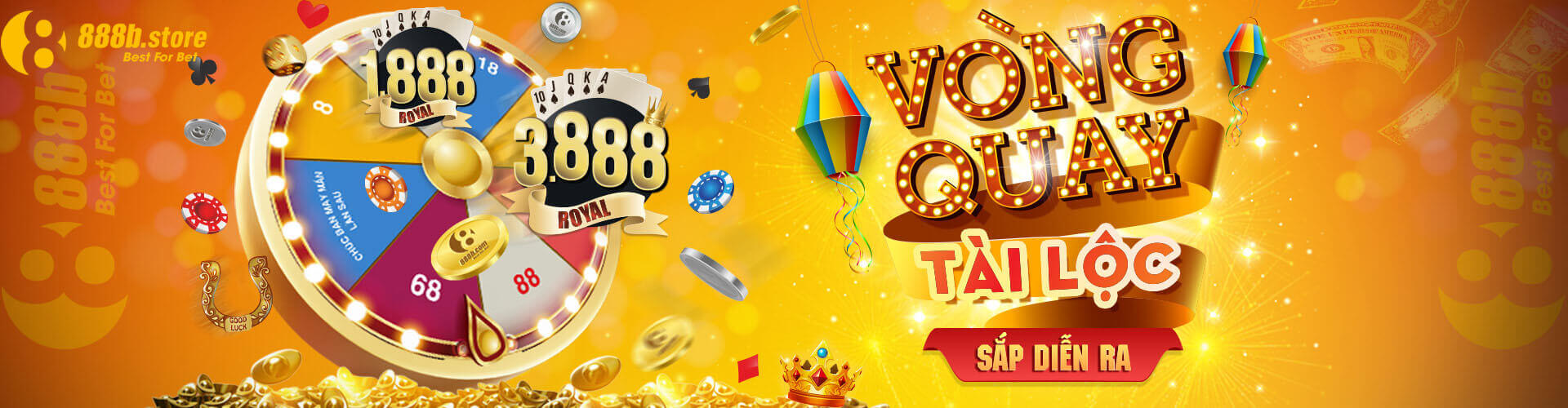 Vòng quay tài lộc 888b