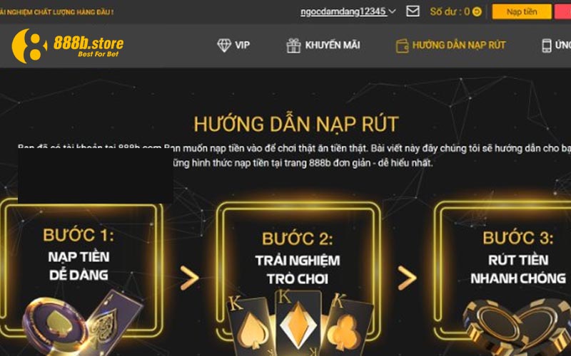 Nạp tiền 888B